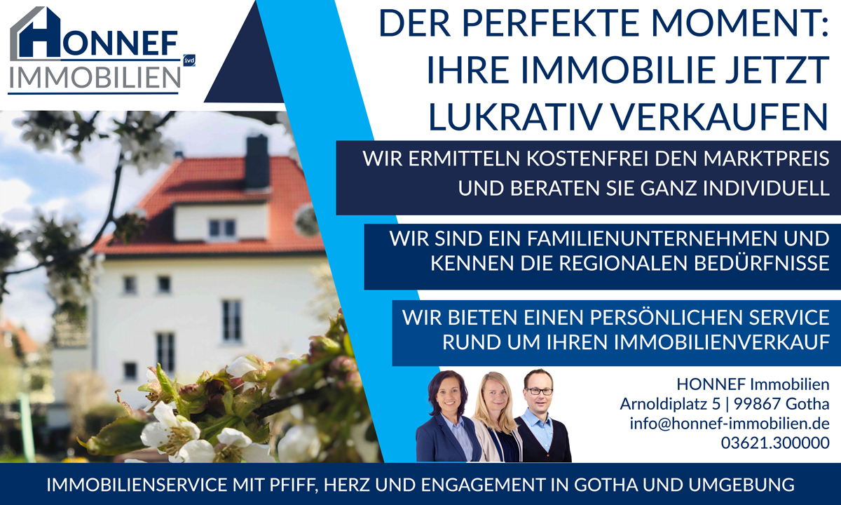 HONNEF Immobilien Banner Verkauf