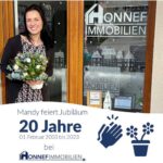 Dienstjubiläum Mandy bei HONNEF Immobilien