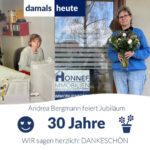 Dienstjubiläum Andrea Bergmann bei HONNEF Immobilien