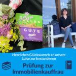 Bestande Prüfung zur Immobilienkauffrau